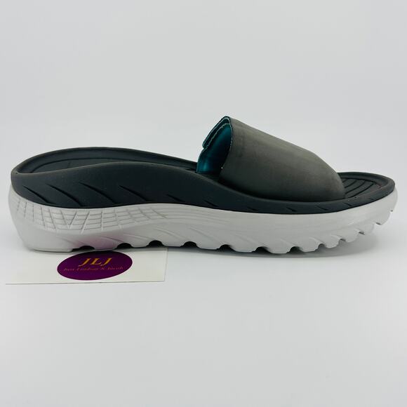 Vionic Women's Rejuvenate Recovery Slide Comfort Sandals Charcoal Vapor Size 8 - Picture 7 of 11